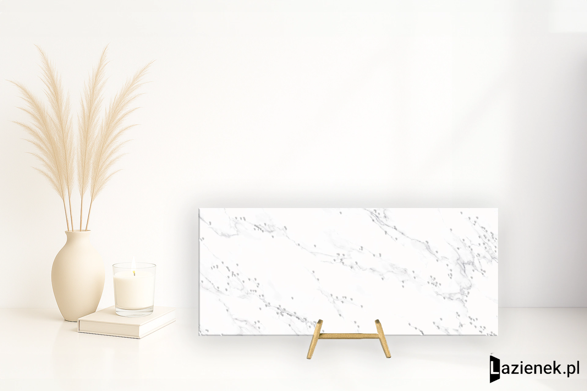 La Fabbrica Ava Statuario Statuario matowa 120x280 cm gr. 6 mm - płytka rektyfikowana / (L)83017
